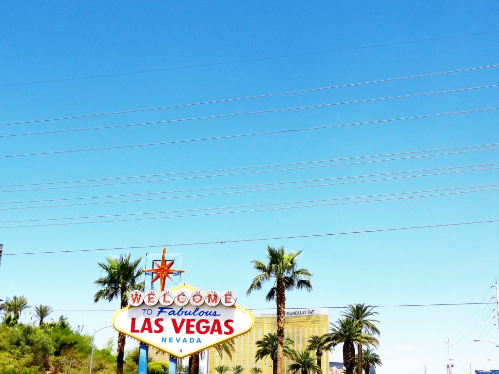 Las vegas welcome sign